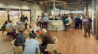 Royal Halı visitors in the company booth