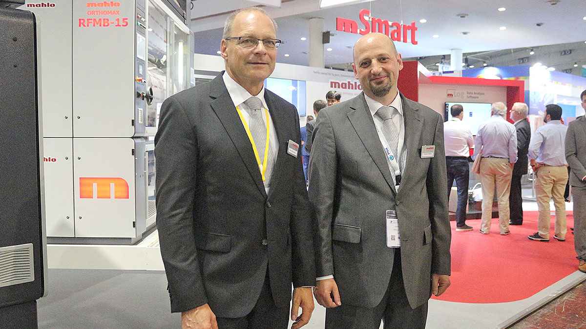 Mahlo Participated in ITMA 2019 with Their New mSmart Concept - Rainer Mestermann and Christian Wagner