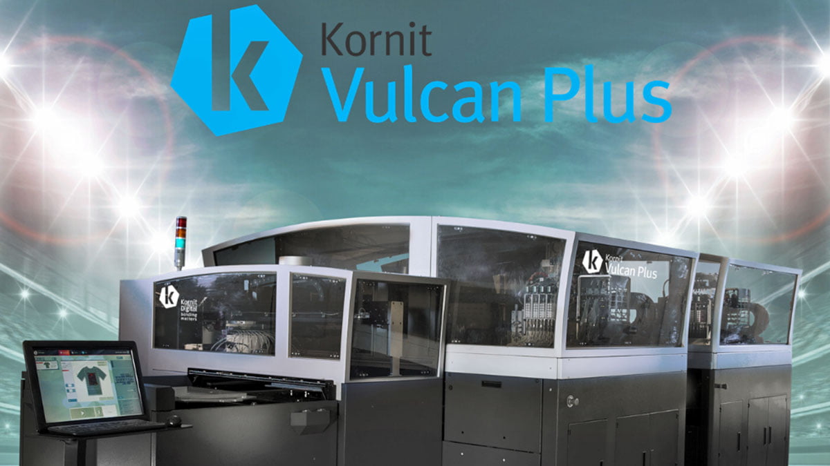 Kornit Vulcan Plus ve Storm HD6 Lite pazarla buluştu