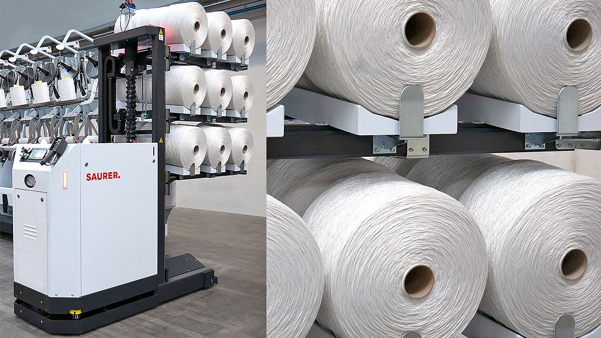 Automation: the Key Theme of Saurer for Carpet yarn Production