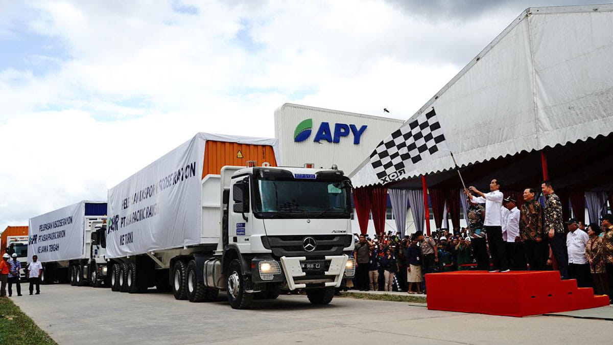 Indonesia opened its largest viscose rayon facility