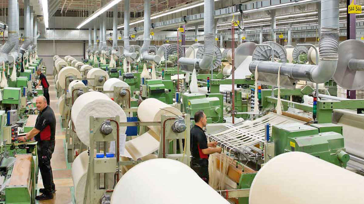 Textile machinery shipments showed negative in 2019