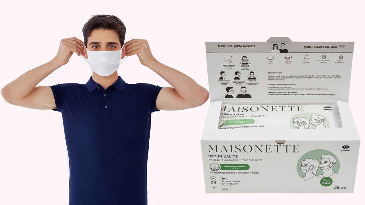 Maisonette cotton face mask provides comfort and safety