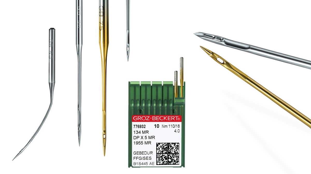 Groz-Beckert sewing needles provide an easy and quick solution