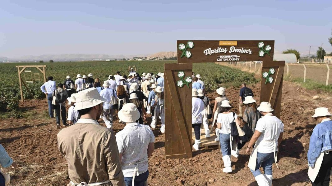 Maritaş Denim ilk rejeneratif pamuk hasadını Harran'da yaptı Görsel Kaynak: Maritaş Denim