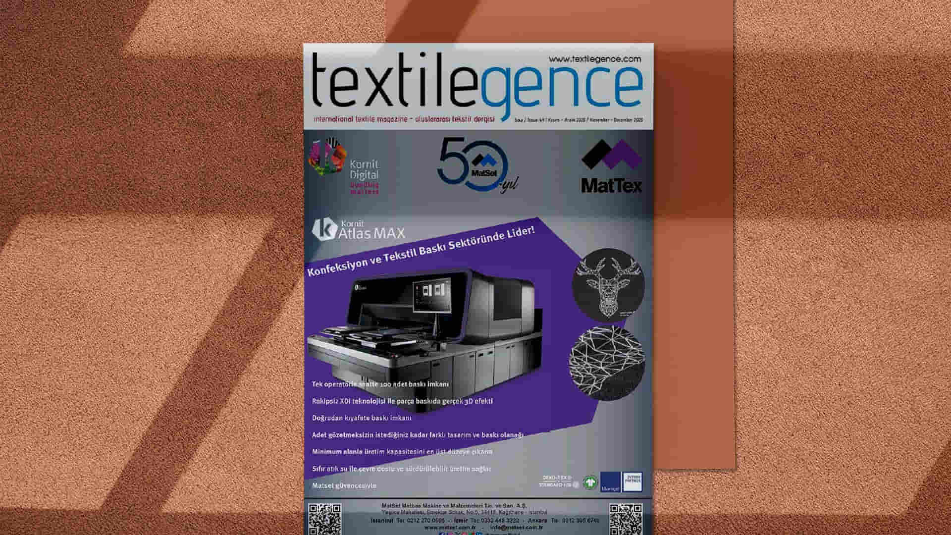 Textilegence Kasım Aralık 2023 sayısı yayınlandı Görsel Kaynak: Freepik