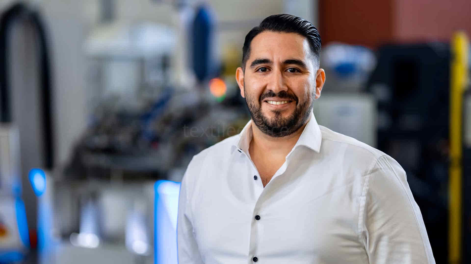 Research Associate Seyit Halaç from Institut für Textiltechnik of RWTH Aachen University   Image Source: ITA - Institut für Textiltechnik of RWTH Aachen University