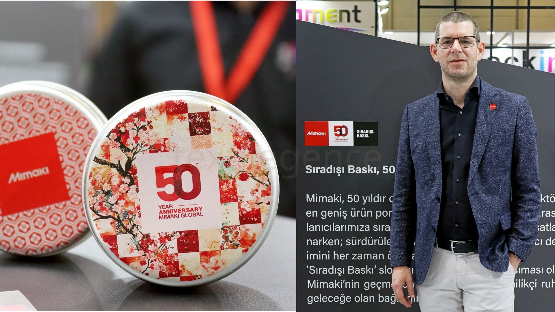 Mimaki Eurasia Genel Müdürü ve Mimaki Europe Satış Direktörü Arjen Evertse   Görsel Kaynak: Mimaki