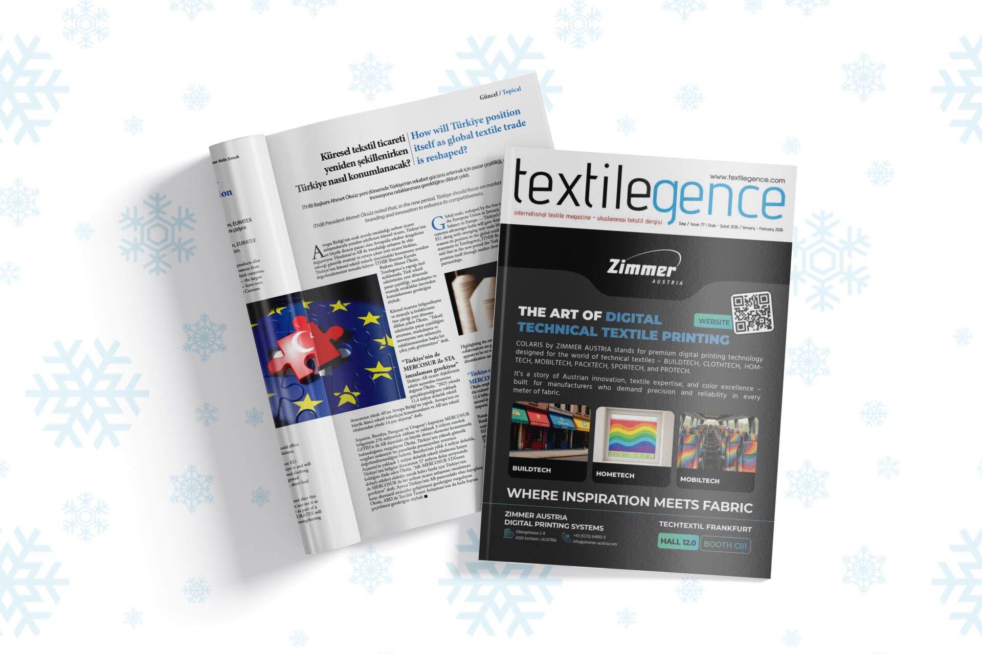 Textilegence yılın ilk sayısında yalnızca tekstil sektöründe gündemin nabzını tutmuyor, özel haberleri ve yazılarıyla sektöre ilişkin içgörüler sunuyor Görsel Kaynak: Freepik