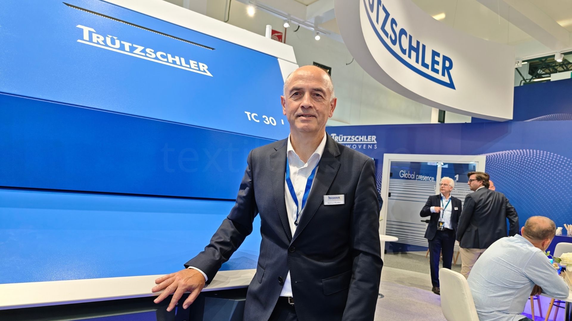 Trützschler Group Director of Sales and Marketing Markus Wurster Image Source: Textilegence